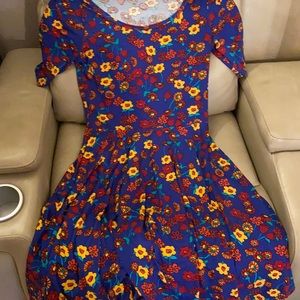 Beautiful floral 2XL Lularoe Nicole Dress!